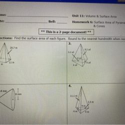 Homework 8 volume of pyramids and cones