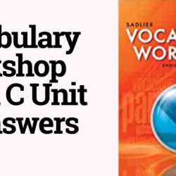 Vocabulary workshop level c unit 14